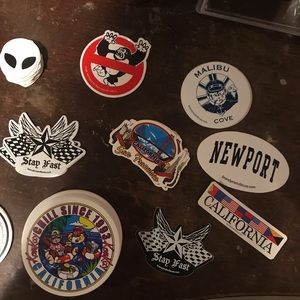 Zumiez and Brandy Melville Stickers